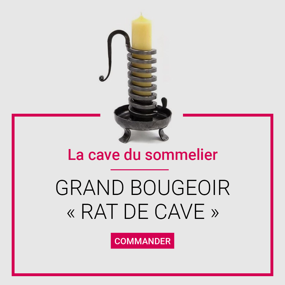 Bougeoir "Rat de Cave" grand